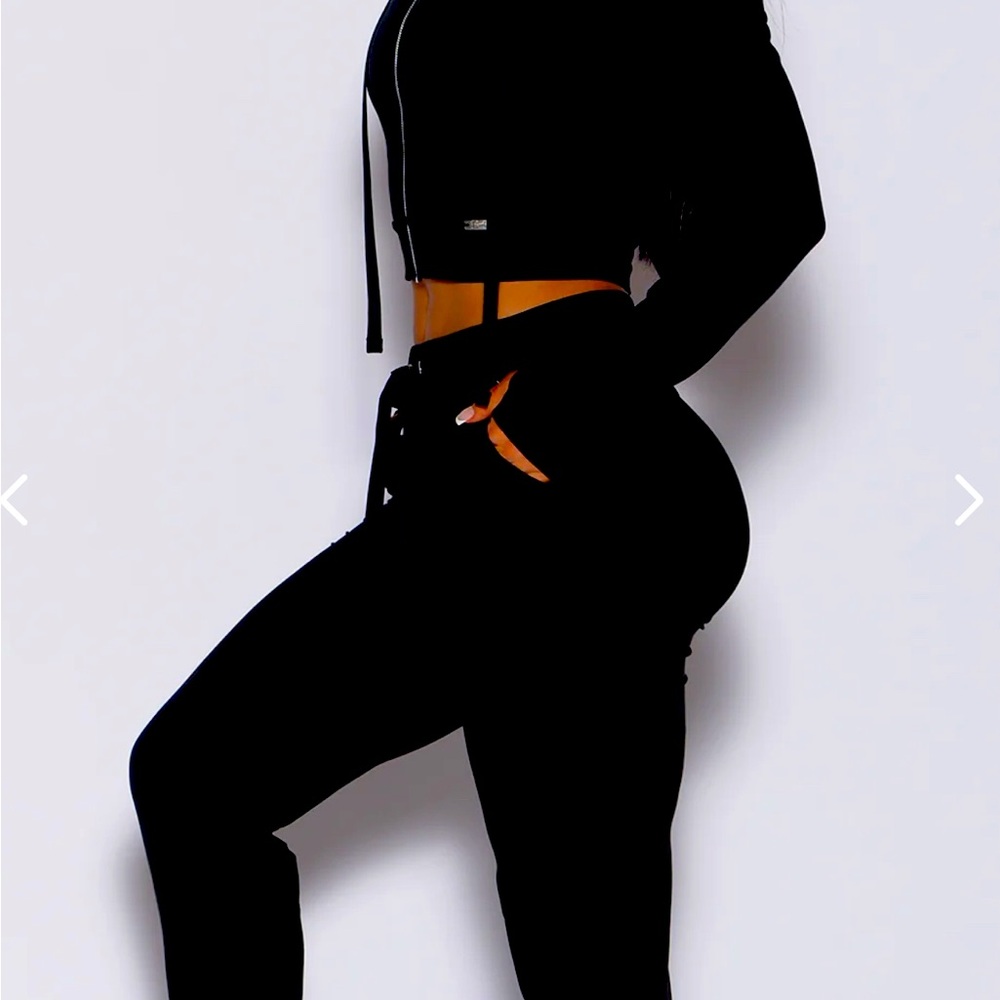 XS Bombshell Sportswear Black Joggers Active Workout Women’s Gym Lounge Pants